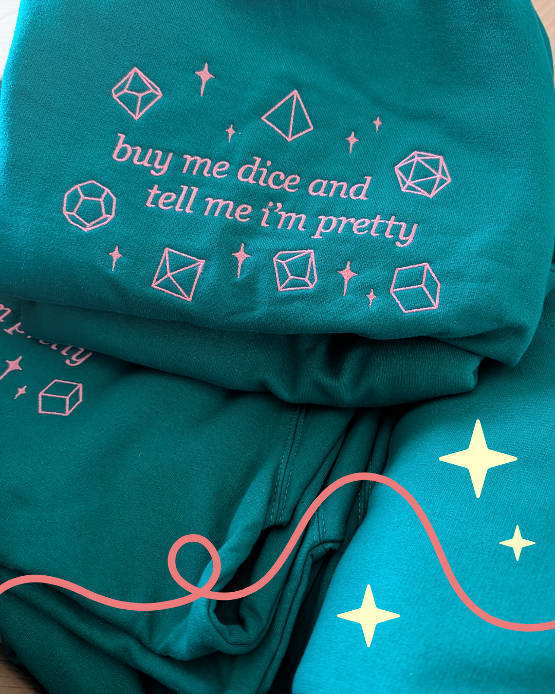 Buy me dice & tell me I'm pretty - Sweater (Unisex)