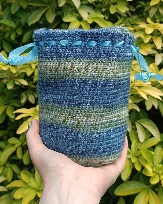 Medium dice drawstring bag