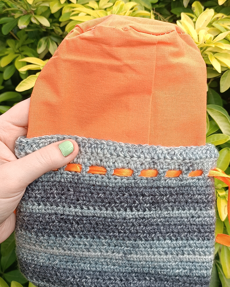 Medium dice drawstring bag