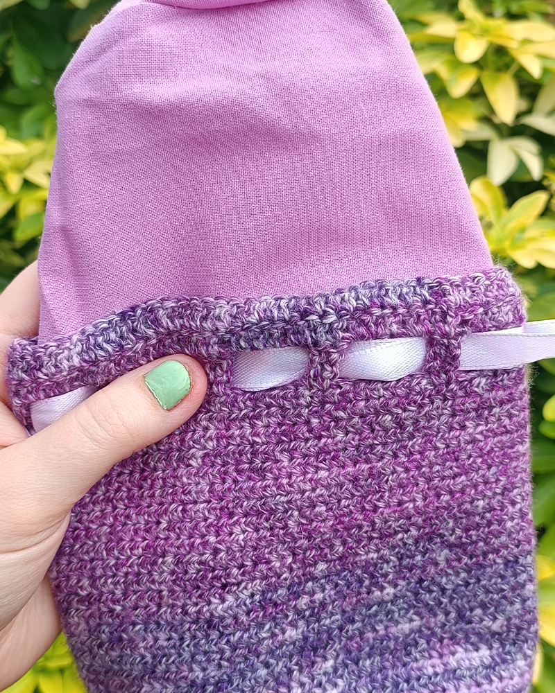 Medium dice drawstring bag