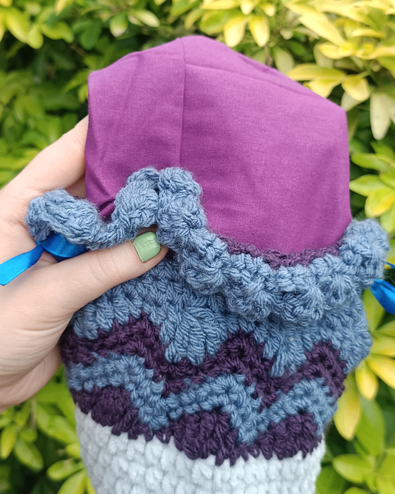 Medium dice drawstring bag
